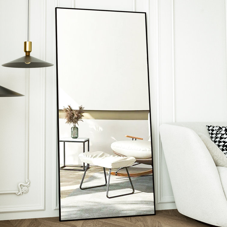 Latitude Run® Rectangle Metal Floor Mirror Wayfair